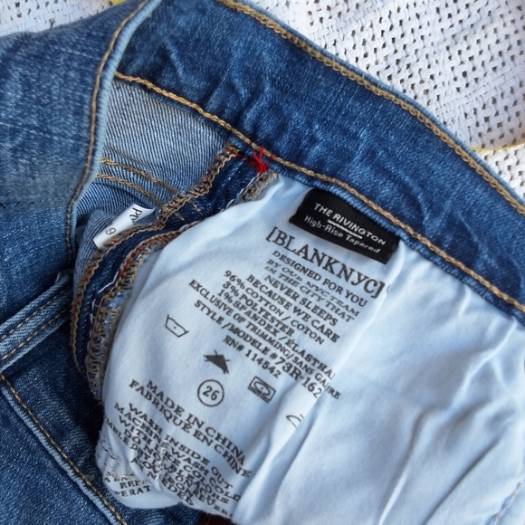 BlankNYC cool striped Rivingtin jeans 26 - Picture 10 of 12